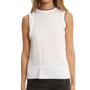 rag & bone Abby Tank Blouse Sleeveless White NWT
